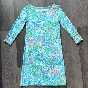 Lilly Pulitzer Dress 3/4 Length Sleeves NWOT